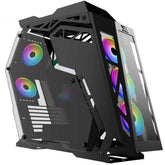 Xigmatek Zeus (atx, Usb3.0x2, Front, Left & Right Tempered Glass, 5pcs Cy120 Fan, Frontx3+rearx2)